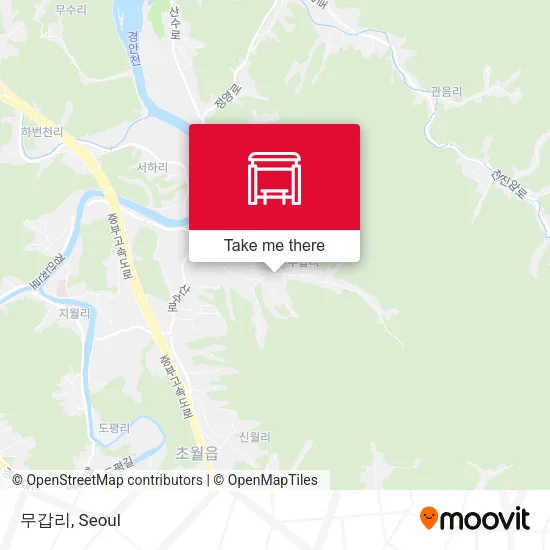 무갑리 map