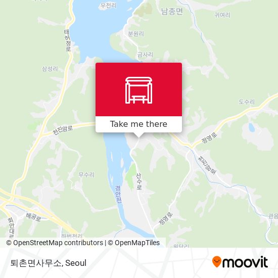 퇴촌면사무소 map