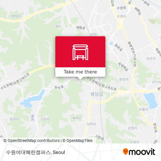 수원여대혜란캠퍼스 map