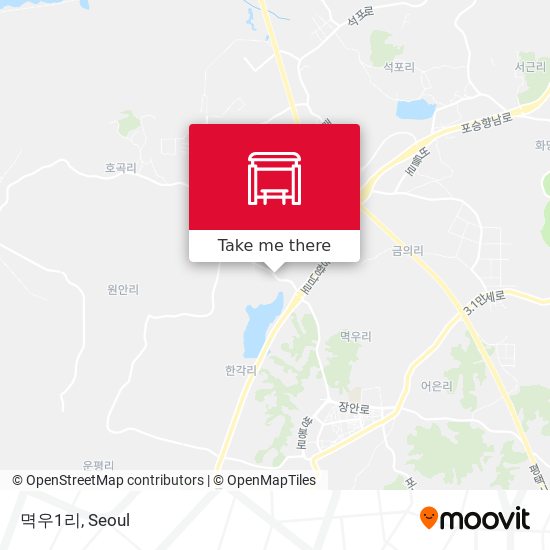 멱우1리 map