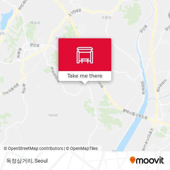 독정삼거리 map