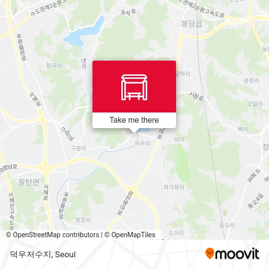 덕우저수지 map