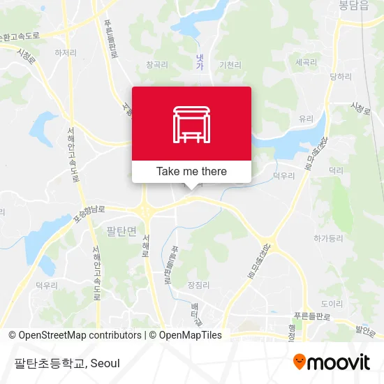 팔탄초등학교 map