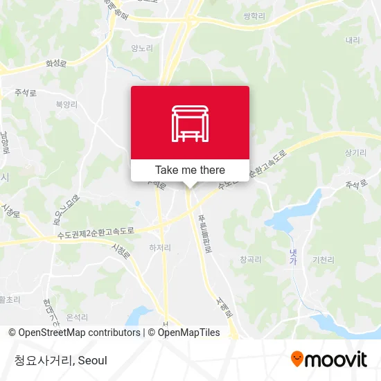 청요사거리 map