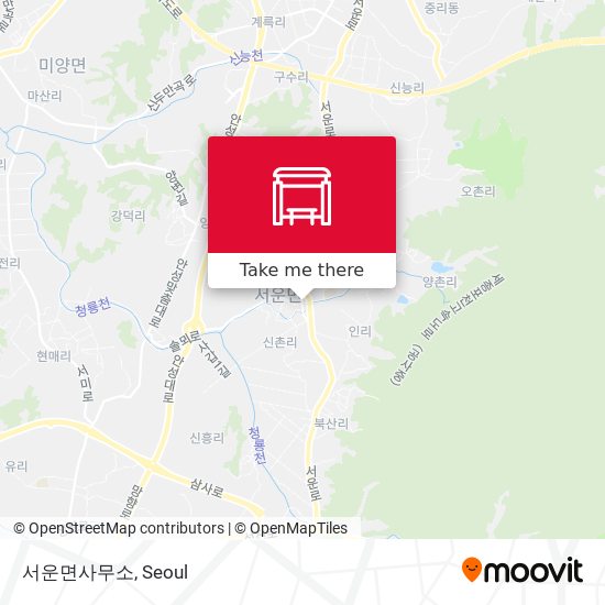 서운면사무소 map