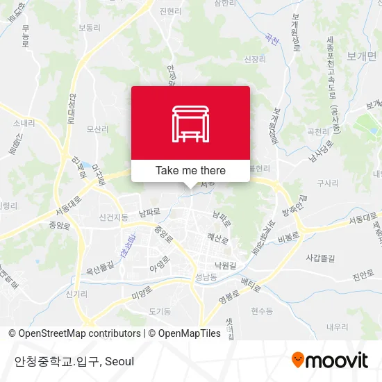 안청중학교.입구 map