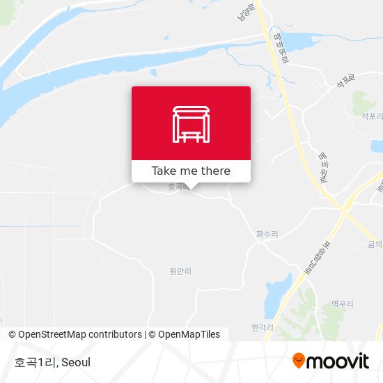 호곡1리 map