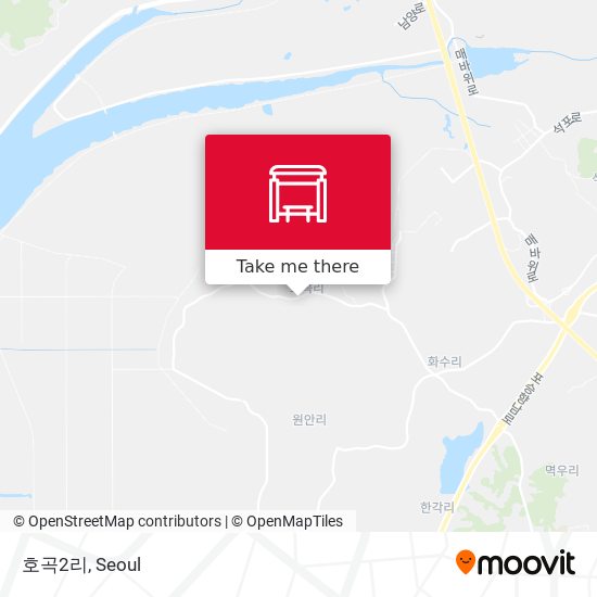 호곡2리 map