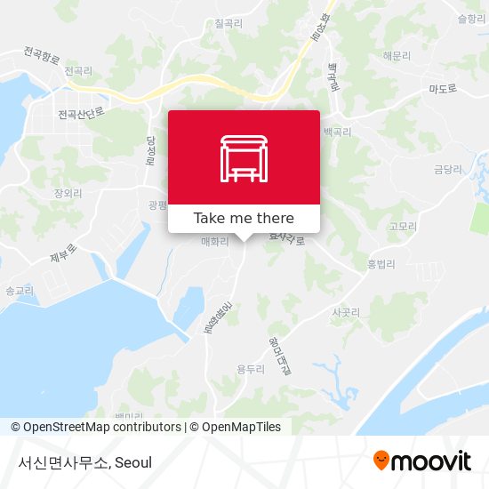 서신면사무소 map