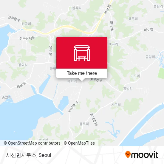 서신면사무소 map