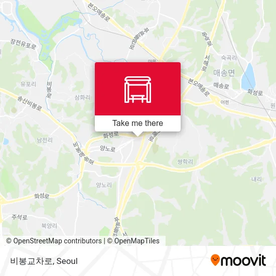비봉교차로 map