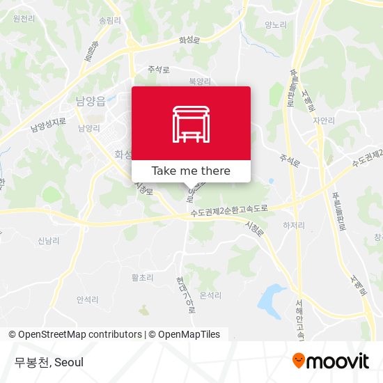 무봉천 map