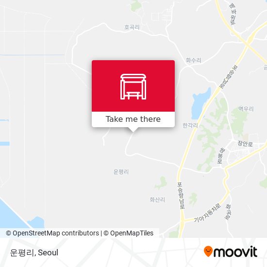 운평리 map