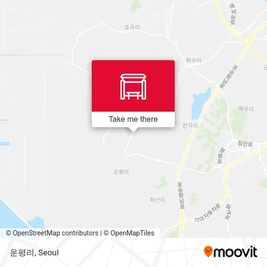 운평리 map