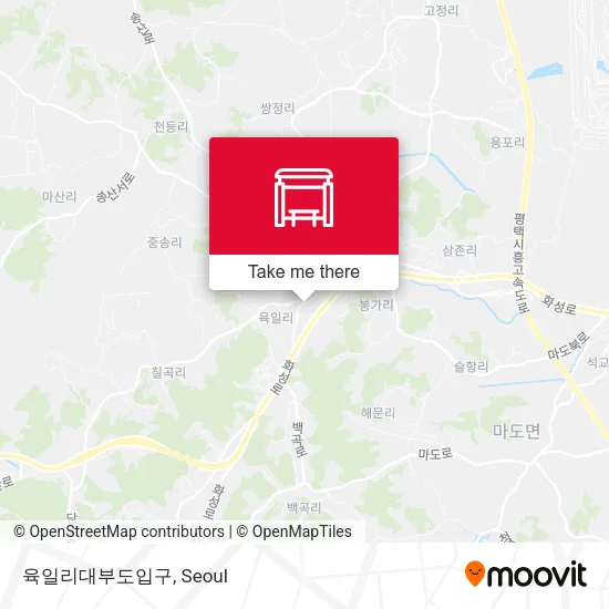 육일리대부도입구 map