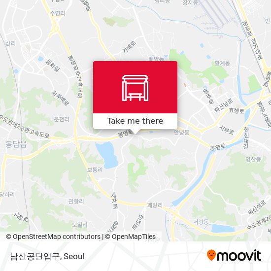 남산공단입구 map