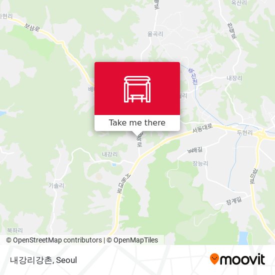 내강리강촌 map