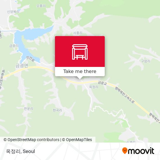 옥정리 map