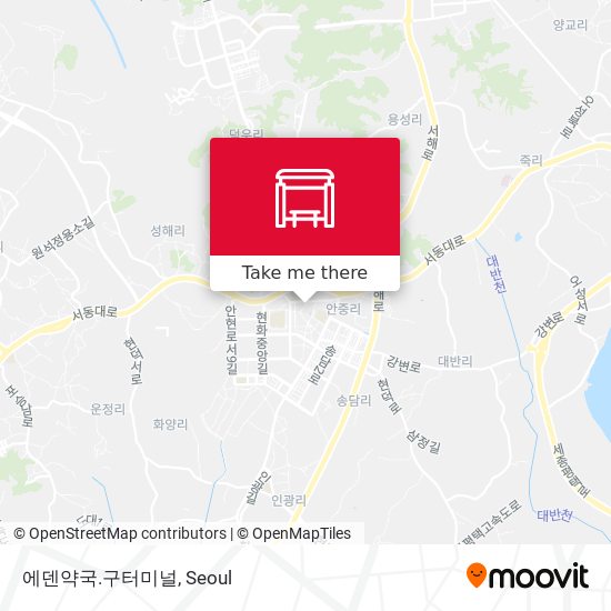 에덴약국.구터미널 map