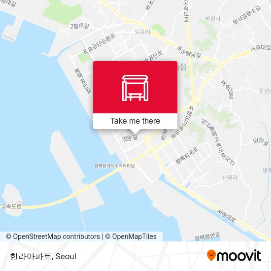한라아파트 map