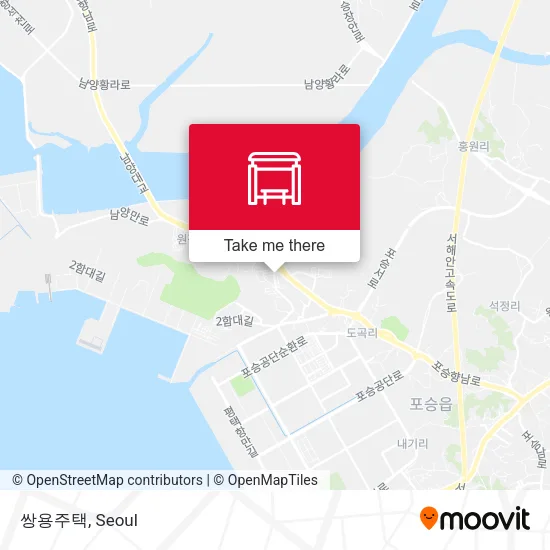 쌍용주택 map