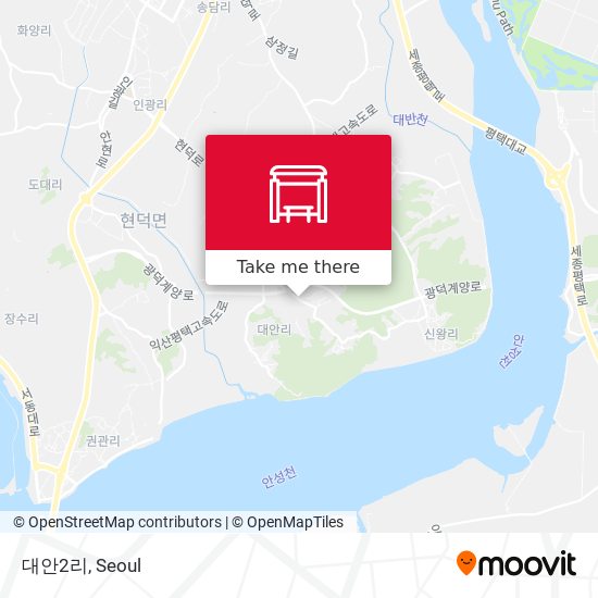 대안2리 map