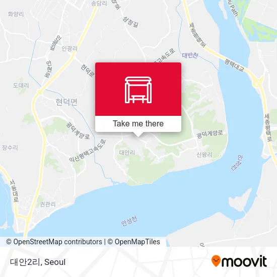 대안2리 map