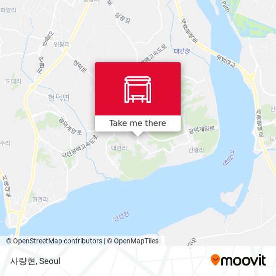 사랑현 map