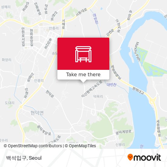 백석입구 map
