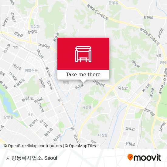 차량등록사업소 map