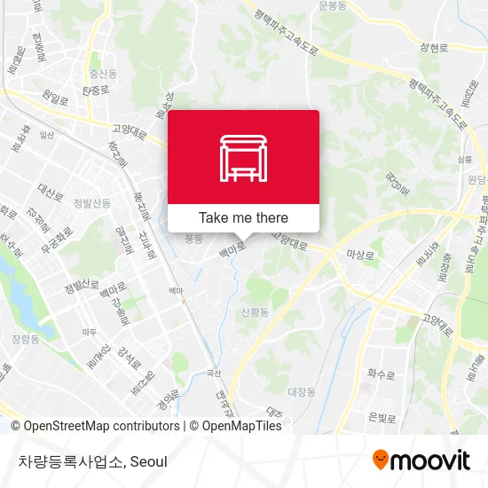 차량등록사업소 map