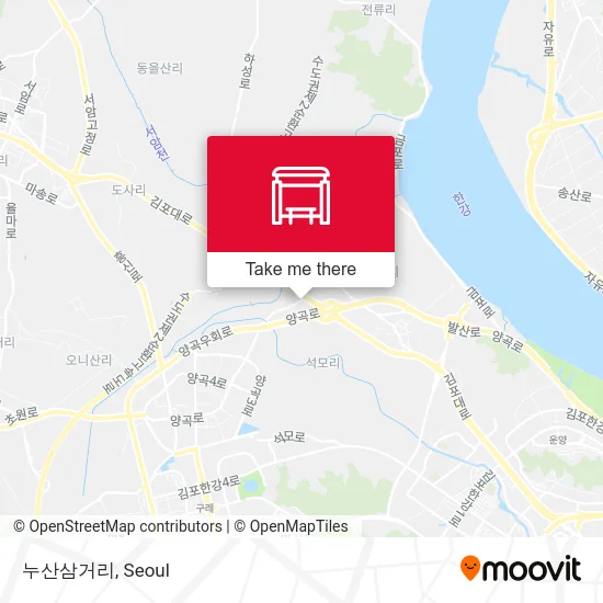 누산삼거리 map