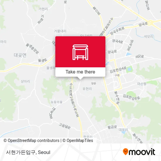 서현가든입구 map