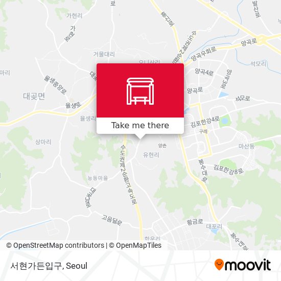 서현가든입구 map