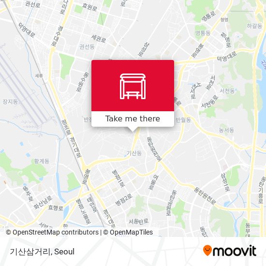 기산삼거리 map