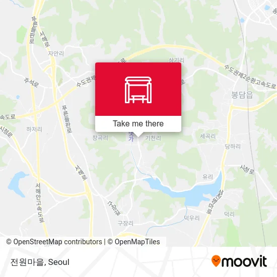 전원마을 map