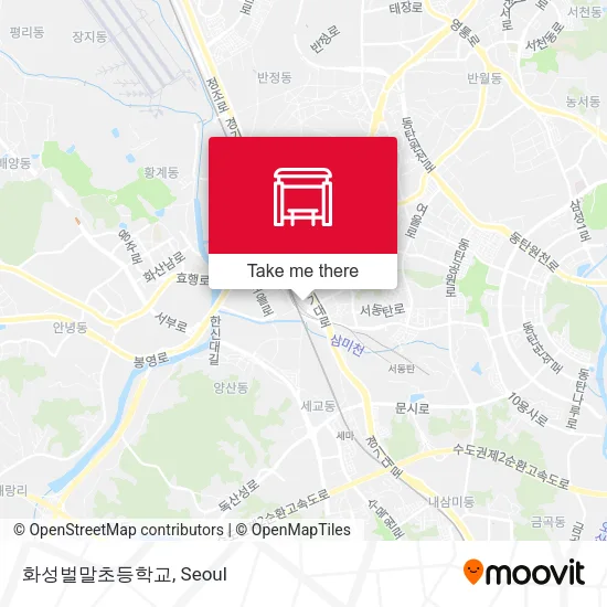 화성벌말초등학교 map