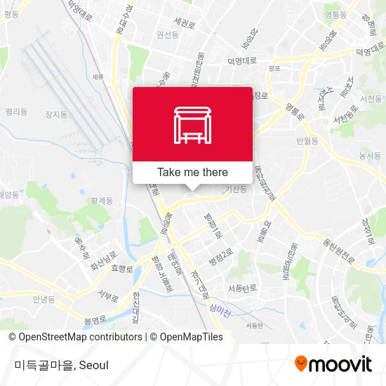 미득골마을 map