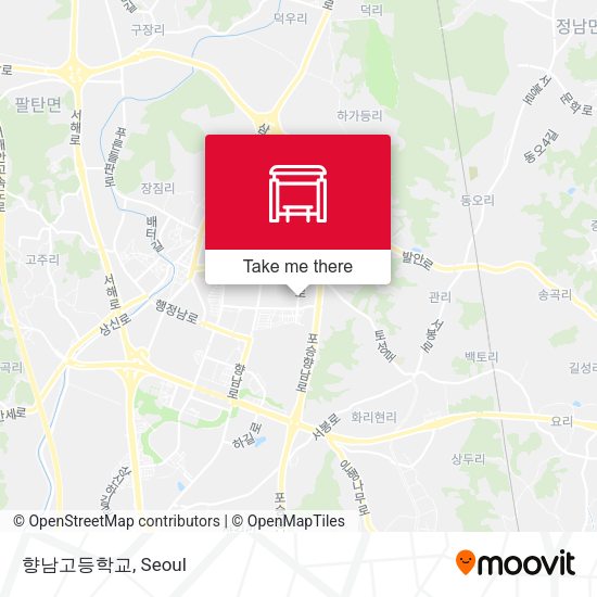 향남고등학교 map