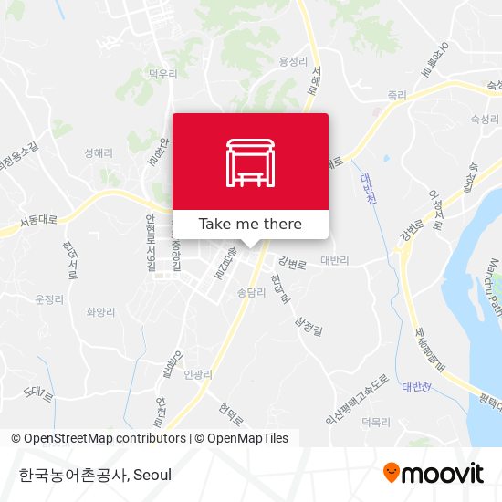 한국농어촌공사 map