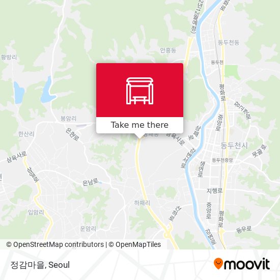 정감마을 map