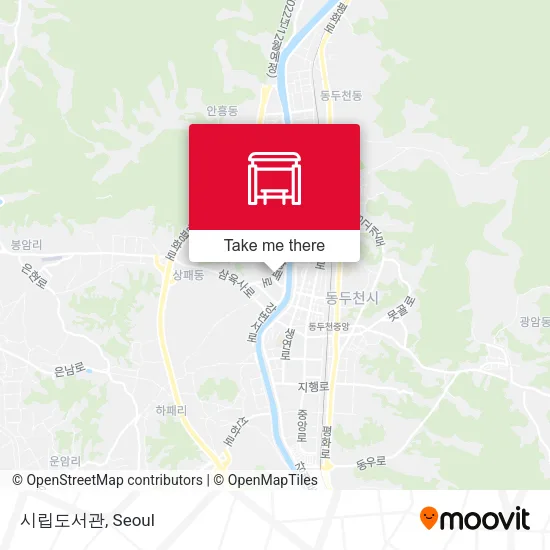 시립도서관 map
