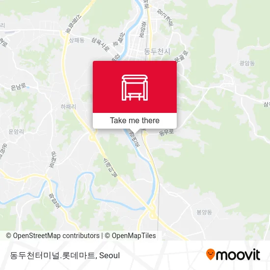 동두천터미널.롯데마트 map