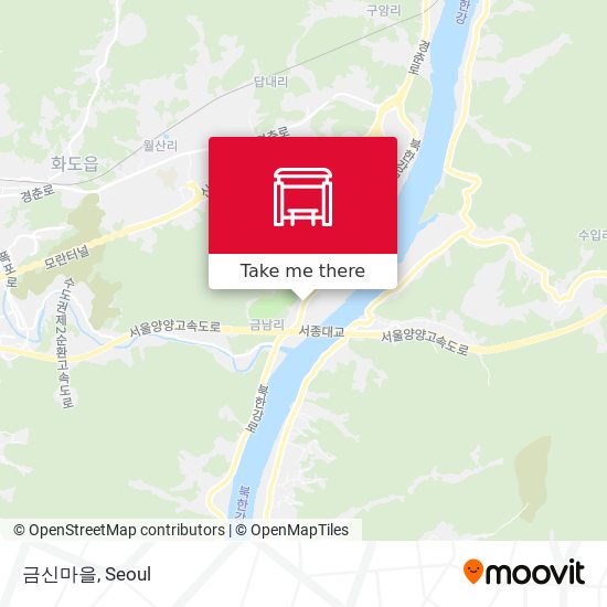 금신마을 map