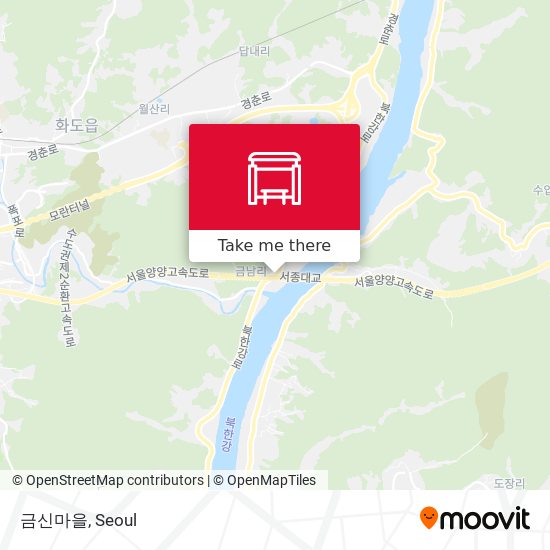 금신마을 map