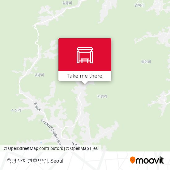 축령산자연휴양림 map