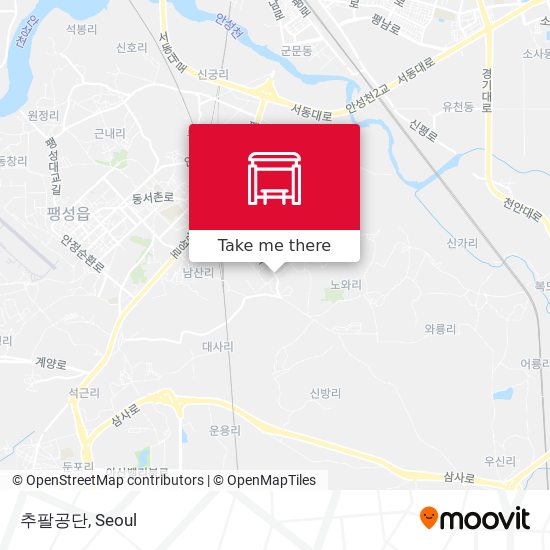 추팔공단 map