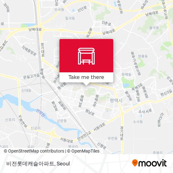 비전롯데캐슬아파트 map
