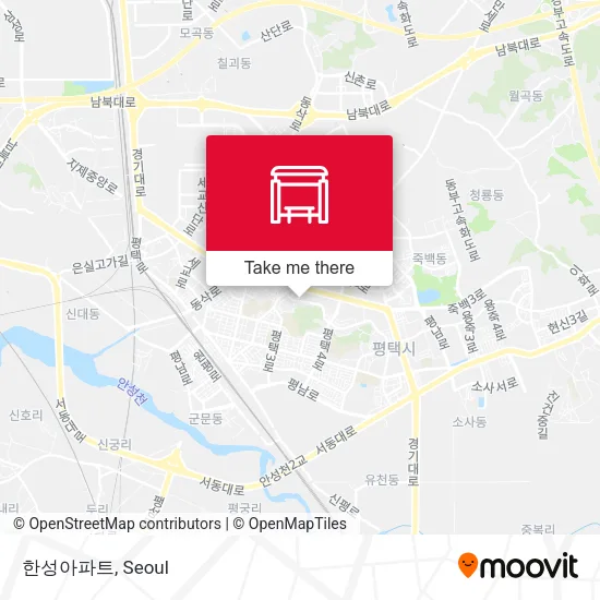 한성아파트 map