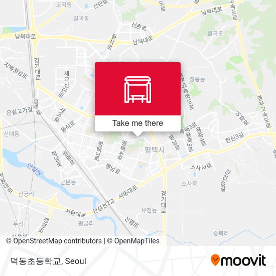 덕동초등학교 map